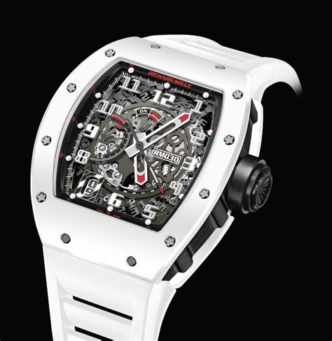 white Richard Mille watch price